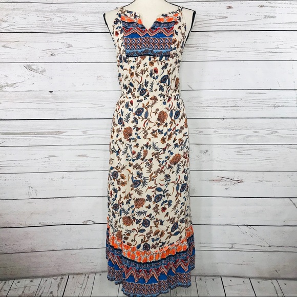 Style & Co. Dresses & Skirts - Style & Co Dress Sleeveless Floral V-Neck Ruffled